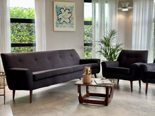 Load image into Gallery viewer, Vintage Couch in Charcoal