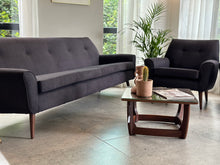 Load image into Gallery viewer, Vintage Couch in Charcoal