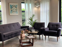 Load image into Gallery viewer, Vintage Couch in Charcoal