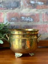 Load image into Gallery viewer, Vintage Brass Planters