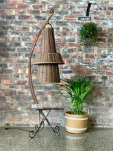Load image into Gallery viewer, Standing lamp with hanging shade