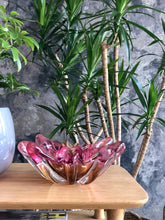 Load image into Gallery viewer, Pink & yellow Murano ashtray