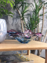 Load image into Gallery viewer, Blue & purple Murano bowl