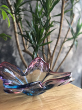Load image into Gallery viewer, Blue & purple Murano bowl