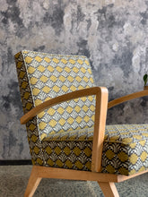 Load image into Gallery viewer, Mid-Century Oak Armchair