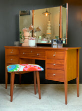 Load image into Gallery viewer, Mid-Century Dresser & Stool