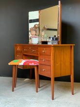 Load image into Gallery viewer, Mid-Century Dresser & Stool