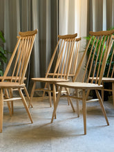 Load image into Gallery viewer, Set of Ercol Goldsmith Dining chairs