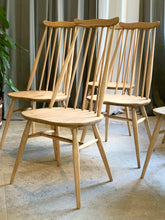 Load image into Gallery viewer, Set of Ercol Goldsmith Dining chairs