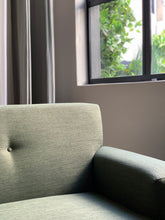 Load image into Gallery viewer, Vintage Curved Couch