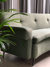 Load image into Gallery viewer, Vintage Curved Couch