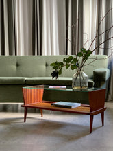 Load image into Gallery viewer, Vintage Curved Couch