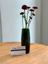 Load image into Gallery viewer, Retro Green Glass Vase