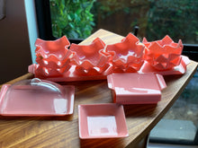 Load image into Gallery viewer, Vintage Pink Perspex Kitchen/Picnic Set