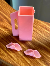 Load image into Gallery viewer, Vintage Pink Perspex Kitchen/Picnic Set