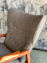 Load image into Gallery viewer, Semi-Wingback Rocking Chair slanted