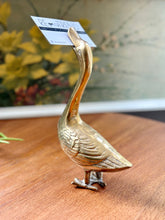 Load image into Gallery viewer, Vintage Brass Geese Figurines
