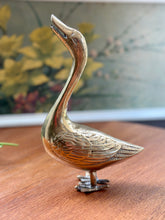 Load image into Gallery viewer, Vintage Brass Geese Figurines