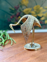 Load image into Gallery viewer, Vintage Brass Crane Figurines