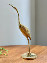 Load image into Gallery viewer, Vintage Brass Crane Figurines