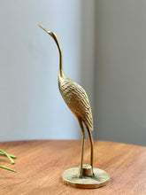 Load image into Gallery viewer, Vintage Brass Crane Figurines