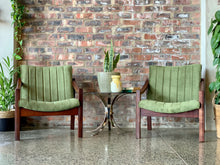 Load image into Gallery viewer, Pair of Retro Mahogany Armchairs