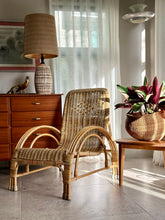Load image into Gallery viewer, Vintage Rattan Chair