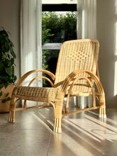 Load image into Gallery viewer, Vintage Rattan Chair