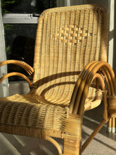 Load image into Gallery viewer, Vintage Rattan Chair