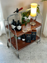 Load image into Gallery viewer, Retro Foldable Drinks Trolley