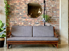 Load image into Gallery viewer, Mid-Century Imbuia couch