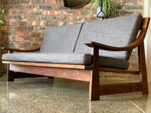 Load image into Gallery viewer, Mid-Century Imbuia couch