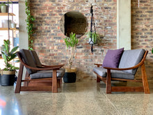 Load image into Gallery viewer, Mid-Century Imbuia couch