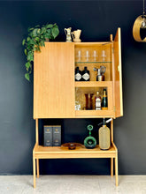 Load image into Gallery viewer, Tall Mid-Century Drinks Cabinet