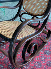 Load image into Gallery viewer, Bentwood Cane Rocking Chair