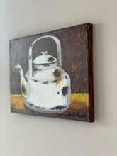 Load image into Gallery viewer, Signed Canvas - VIntage Coffee Pot