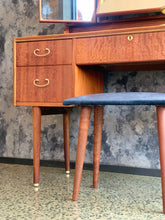 Load image into Gallery viewer, Mid-Century Greaves & Thomas dressing table & stool