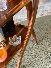Load image into Gallery viewer, Retro Kiaat Drinks Trolley