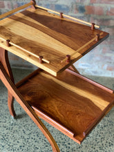 Load image into Gallery viewer, Retro Kiaat Drinks Trolley