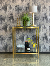 Load image into Gallery viewer, Brass console/entrance table