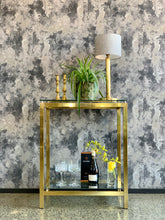 Load image into Gallery viewer, Brass console/entrance table