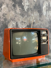 Load image into Gallery viewer, Orange Blaupunkt portable tv