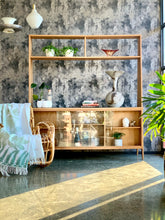 Load image into Gallery viewer, Mid-Century Oak Room Divider