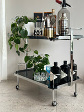 Load image into Gallery viewer, Modernist Chromed Drinks Trolley