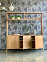 Load image into Gallery viewer, Mid-Century Oak Room Divider