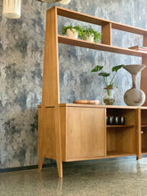 Load image into Gallery viewer, Mid-Century Oak Room Divider