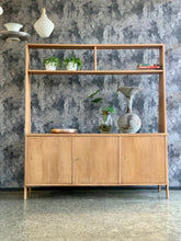 Load image into Gallery viewer, Mid-Century Oak Room Divider