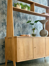 Load image into Gallery viewer, Mid-Century Oak Room Divider