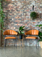 Load image into Gallery viewer, Pair of retro steel chairs