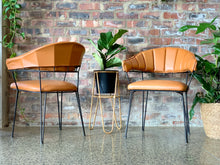 Load image into Gallery viewer, Pair of retro steel chairs